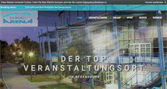 Desktop Screenshot of donau-arena.de